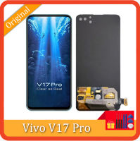 Original 6.44 "V17 Pro Display สำหรับ VIVO V17 Pro 1909 PD1931F EX 1910พร้อมจอ LCD และชิ้นส่วนสัมผัสทำให้เป็นดิจิทัลประกอบ