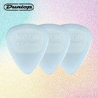 3ชิ้น Dunlop ปิ๊กกีต้าร์ไนล่อนเรืองแสงแผ่นดีด446R สื่อกลางสำหรับการตกแต่งกีต้าร์ไฟฟ้าอูคุเลเล่เสียงทุ้มอะคูสติก