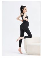 ❇♂✤ Leggings cintura alta para mulheres grávidas calças finas cortadas primavera e verão roupas