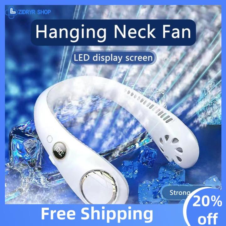 Hand Warmer Hanging Neck Fan Mobile Air Conditioner Portable Air Cooler  Shoulder And Neck Massager Usb Electric Neck Massager