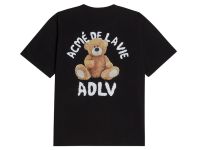 NicefeetTH - acmé de la vie TEDDY BEAR (BEAR DOLL) Short Sleeve T-Shirt (BLACK)