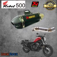 ท่อrebel500 สลิปออน ท่อakrapovic shorty2รู เคฟล่า ท่อแต่ง rebel500 เสียง แน่น นุ่ม ทุ้ม เสียงไม่แตกในรอบสูง ระบายความร้อนได้ดี อัตราเร่งดีขึ้น ตรง