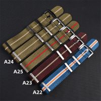 20mm 22mm Nylon NATO Weave Watchband Seatbelt ZULU Military Fabric Replace Wrist Band Bracelet for Seiko for tudor Watch Strapby Hs2023