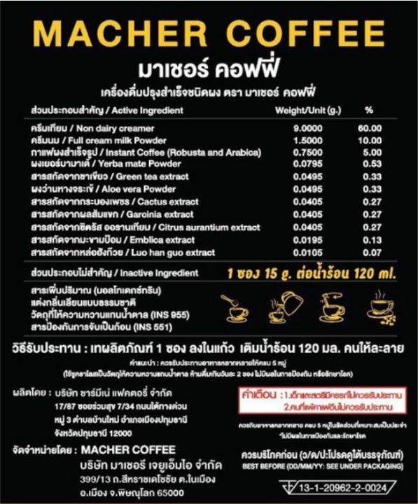 โปรจัดเต็ม-กาแฟมาเชอร์-กาแฟมาเต-โปร-3-แถม-1-รับรวม-4-กล่อง-ดื่มต่อเนื่อง-40-วัน-กาแฟเพื่อสุขภาพและรูปร่างของคุณ-มีใบ-อย-หอม-นุ่มกลมกล่อม