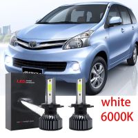 ชุดหลอดไฟตัดหมอก LED 6000K สีขาว สําหรับ TOYOTA AVANZA 2008 2009 2010 2011 2 ชิ้น รับประกัน 24 เดือน