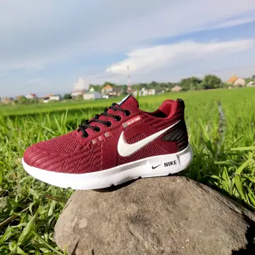 Nike air clearance max merah maroon