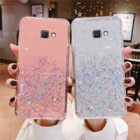 เคสโทรศัพท์ Samsung Galaxy J8 2018 J4 J6 Plus J2 J5 J7 Prime Luxury ปลอกอ่อน Clear น่ารัก Star กันกระแทก