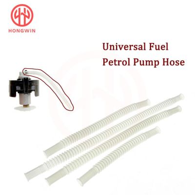Brand New 150 200 250 300 Mm ID:8 OD:10 White Color Nylon Tube Fuel Line Bellows Corrugated Pipe For Fuel Pump Plastic Universal