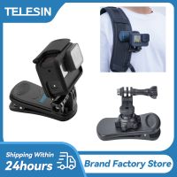 【LZ】✼  TELESIN-Clipe rotativo para GoPro Hero Mochila Monte Ação Osmo Xiaoyi Insta360 X2 ONE R Hero 11 10 9 8 7 6 360