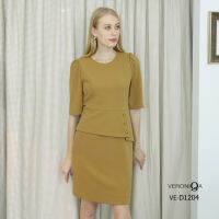 VERONIQA Dress VE-D1204 ชีราเม้นท์สเปนเด็กซ์ IGPU20-11