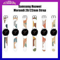 VUAERANG For Samsung Galaxy Active 2/3 Gear S2 Watch Band Silicone Morandi Sports Huawei Amazfit 20/22mm Bracelet Belt