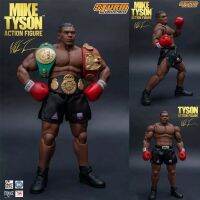 แชมป์นักมวยมวย3หน้าของเล่นพายุ Tyson แบบเคลื่อนย้ายได้ของเล่นตุ๊กตาสวยๆ3หัวตุ๊กตาขยับแขนขาได้ไมค์ไทสัน