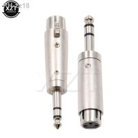 1pcs New High quality Nickel plated 3Pin XLR Female Jack to 1/4 6.35mm Male Plug Stereo Microphone Adapter connector connector