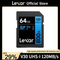 [HOT TALQQQWWEGE 583]Lexar 800X การ์ด SD 256GB ความจุ128GB,32GB ความจุการ์ดความจำ4K วิดีโอ V30 10 3D ความจุสูง UHS-I การ์ดเมกะไบต์/วินาที120