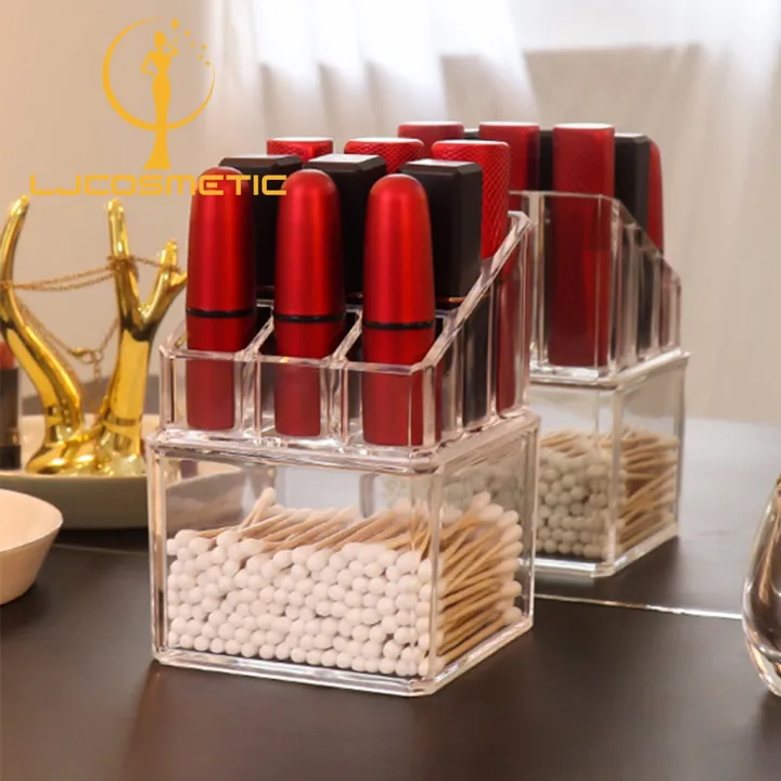 9slot lipstick organizer w/cover Lazada PH