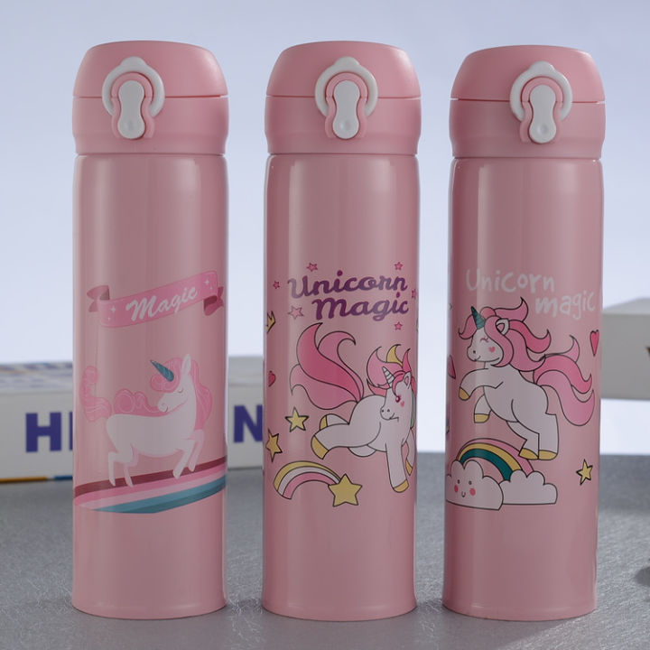 500ml Thermal Flask Bottle Kids Stainless Steel Doraemon Hello Kitty ...