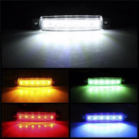 Car External Lights LED 12V24V 6 SMD LED Auto Car Bus Truck Lorry Side Marker Indicator Light Low Trailer Rear Warning Lamp