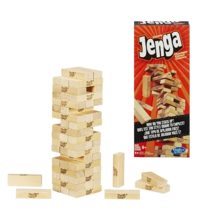 Jenga Number Wooden Stacking Building Tower Game The most exciting
