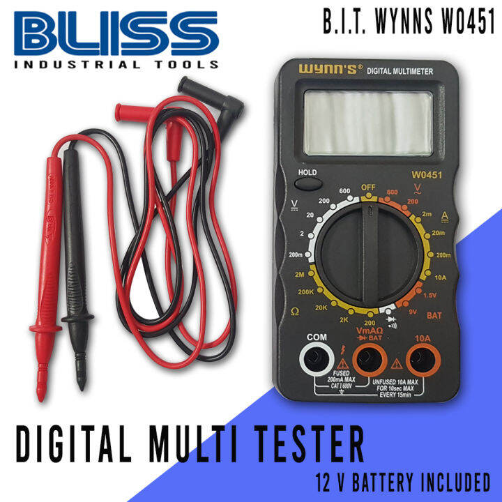 Wynn's W0451 Universal Multi Meter Tester 