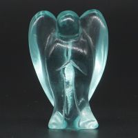 、‘】【【 Angel Figurine Stone Carved Crafts Natural Gemstone Decor Crystal Healing Reiki Quartz Room Decoration Birthday Gifts1.5"