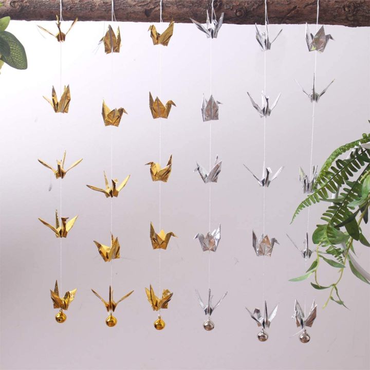 gold-silver-wedding-party-origami-paper-crane-strings-hand-made-diy-crane-for-hanging-happiness-good-luck-peace-backdrops-decor-banners-streamers-conf