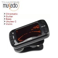 ☋๑❆ Musedo TM-25 Clip-on Electric Tuner Metronome Guitar Chromatic Bass Violin Ukulele Universal Multifunction Portable