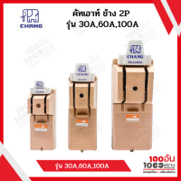 คัทเอาท์ ช้าง 2P 30A,60A,100A