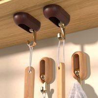 【YF】 4Pcs Light Luxury Hooks Punch-free Strong Load-bearing Viscose Door Hanging Clothes on the Wall Behind Bathroom KXRE