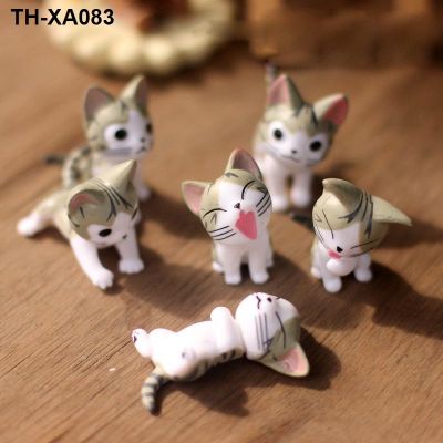 cat sweet cheese private cat hands do girls heart blind box doll desktop cake decorations place