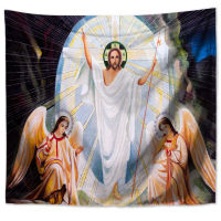 Sacred religious belief Jesus Redemption Great Mother God Angel tapestry wall blanket background cloth Home decoration