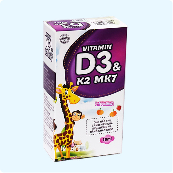 Vitamin d3 k2 mk7 nhỏ giot giúp bé hấp thụ calci tăng trưởng chiều cao cân - ảnh sản phẩm 4