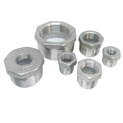 【YF】○♕  Tonifying Reducer Bushing 1/8  1/4  3/8  1/2  BSP Male/Female Thread SS304 Pipe Fittings for Gas