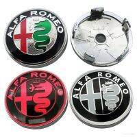 4pcs Car Wheel Center Hub Caps Badge Emblem Decal Wheel Rim Cover for Alfa Alpha Romeo Giulietta Mito