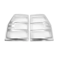 Tail Light Lamp Cover Rear Lights Chrome Frame Protector Trim Rear Light Frame for Mitsubishi Pajero V93 V97 2007-2019 Accessories