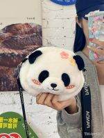 น่ารักการ์ตูนตุ๊กตาของเล่นกระเป๋าดอกไม้สีแดง PANDA Messenger กระเป๋าเด็กอเนกประสงค์กระเป๋าเป้สะพายหลังขนาดเล็กตุ๊กตาไหล่กระเป๋า