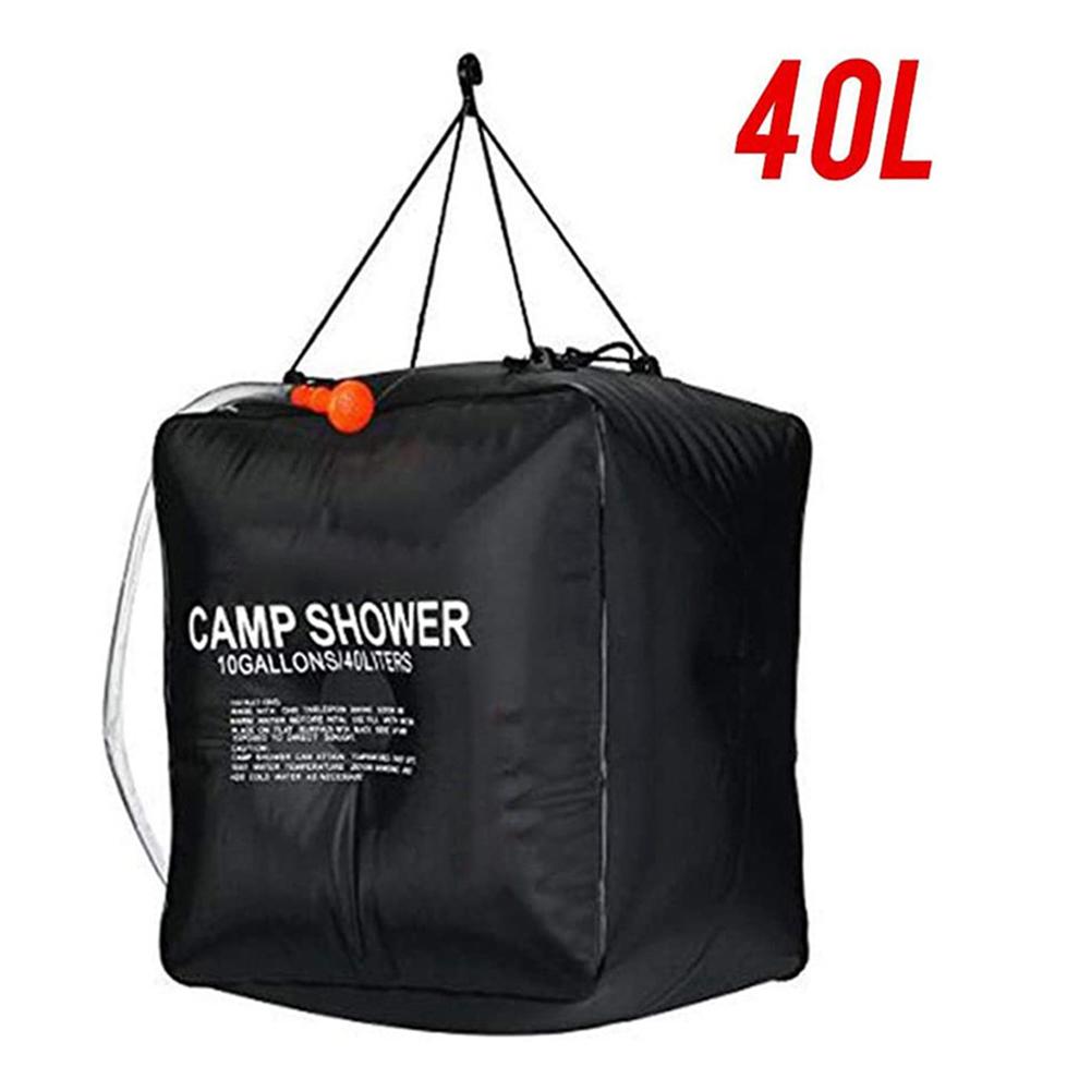 for Traveling Beach Swimming Garden Hiking Portable Solar Heated Shower Bag with Removable Hose and Switchable Shower Head 20L Solar Shower Bag Achort Camping Shower Bag 