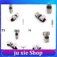 JuXie store D1 T1 t2 H2 T Type Scotch Lock Quick electric Wire Connectors 2 Pin Cable 3 Way No Soldering Compact Crimp Terminal Block