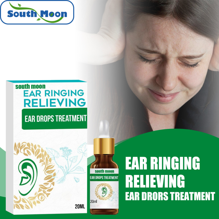 Original!! SOUTHMOON Ear Ringing Relieving Ear Drops Tinnitus Ear Drops