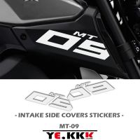 For Yamaha MT-09 MT09 MT-09SP FZ09 Air Intake Side Cover Sticker Set Fairing Cut Sticker Decals Custom Color Reflective