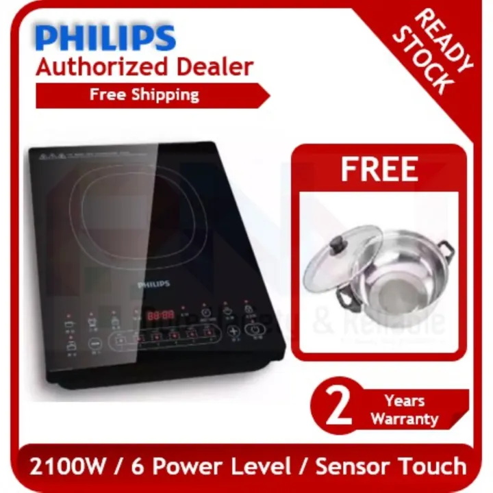 Induction Cookers Philips 2100W Single Sensor Touch Induction Cooker