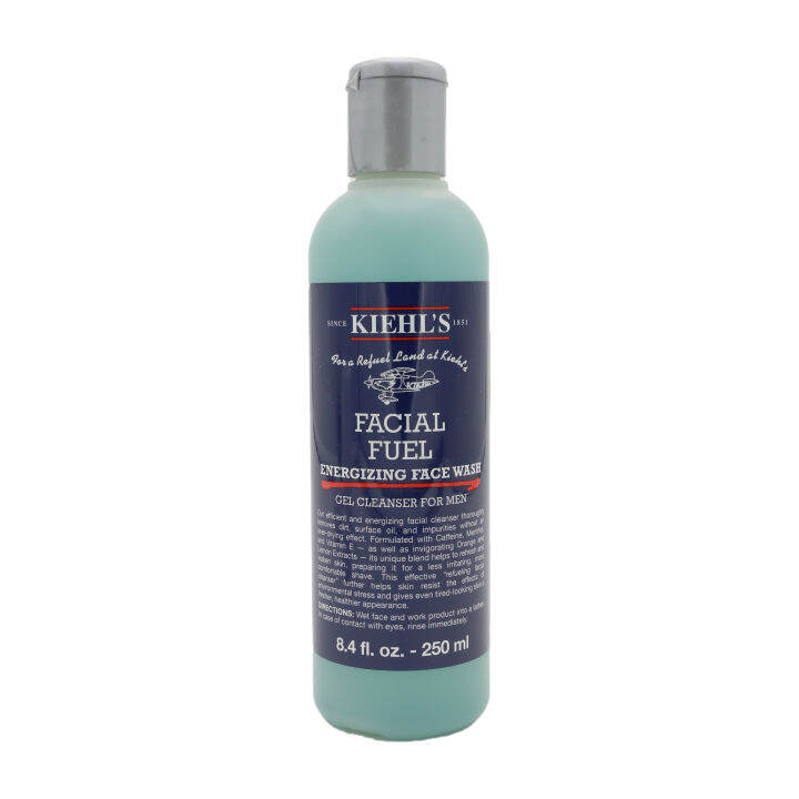KIEHL'S Facial Fuel Energizing Face Wash Gel Cleanser For Men 250ml