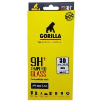 GORILLA ฟิล์มกระจกสำหรับ iPhone 6/6S (สีขาว) รุ่น Tempered Glass 3D Real Curved