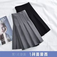 COD 卍 The Neonatal Shop34uilk9iy Pleated skirt short skirt female high-waisted thin a-line skirt s百褶裙短裙女高腰显瘦a字裙春黑色西装半身裙子灰色防走光 dop16625.my