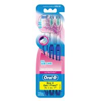 Oral-B ออรัลบี แปรงสีฟัน โปรกัมแคร์ Pro Gum Care  ขนแปรงนุ่ม 3 ด้าม คละสี