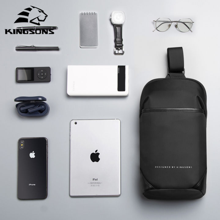 kingsons-mens-chest-bag-usb-charging-small-backpack-hot-selling-shoulder-bag-wholesale-business-phone-bag