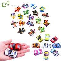 20pcs/lot Cartoon Toys Cute Plastic Pull Back Cars Plane Toy Cars for Child Mini Car Model Funny Kids Toys Kindergarten Toys DDJ