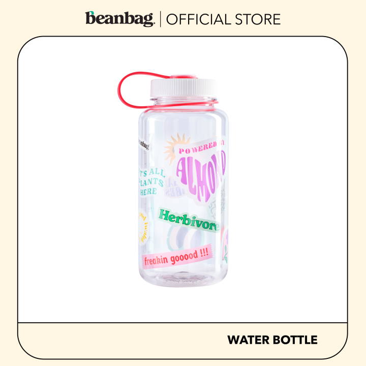 beanbag-water-bottle-1000ml-กระบอกน้ำ-tritan-คุณภาพพรีเมี่ยมมาตรฐาน-usa-มีสายหิ้ว-เครื่องหมายบอกปริมาตรน้ำ