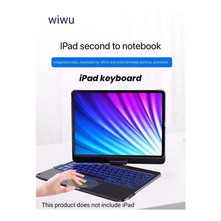 Wiwu ipad 10.2 8th / 9th Multifunction backlight Bluetooth waltz