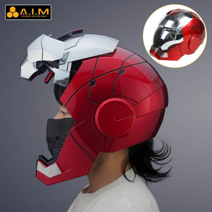 AIM Iron Man Mark 5 helmet voice control deformation wearable Jarvis
