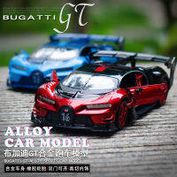 จำลอง 1:24 จำลอง Bugatti GT รถสปอร์ตล้อแม็กรุ่น 4 ประตูของเล่นรถอุปกรณ์เสริมคอลเลกชัน FX90